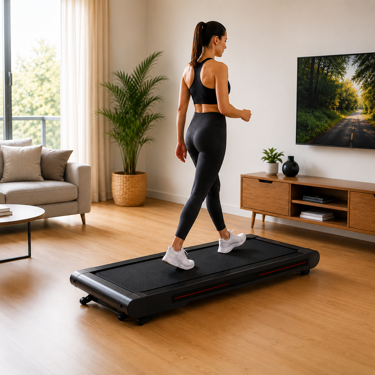 Tapis de marche pliable